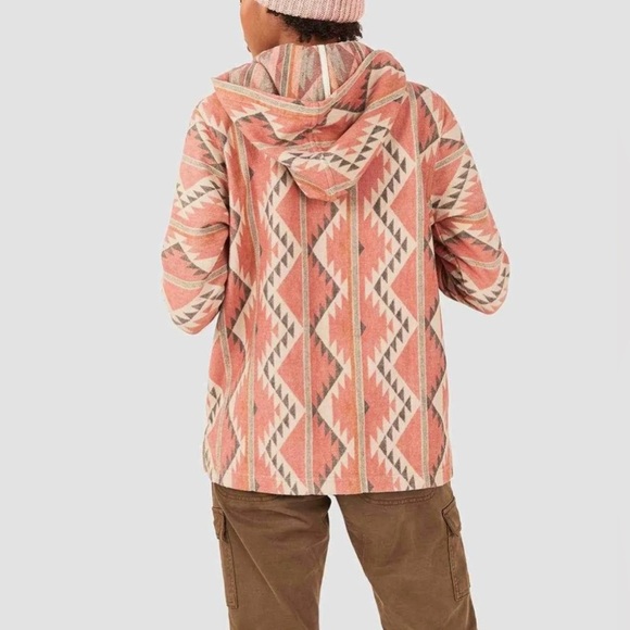 Faherty‎ Baja Hoodie Cinnamon Hills Western Sz XS - Picture 2 of 11